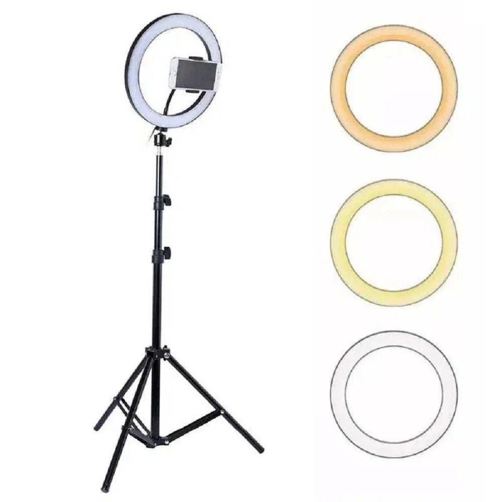 Aro De Luz Led 26cm Tripode