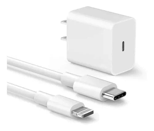 Cargador iPhone 13 Apple/25w + Cable 1Me