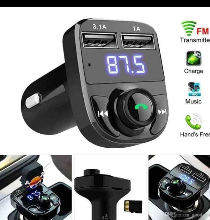 Transmisor FM para carro bluetooth X8